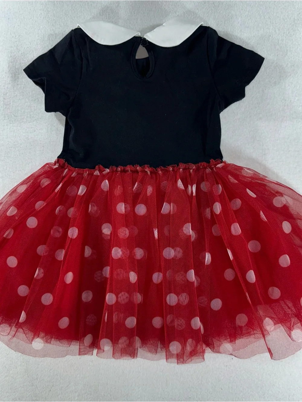 Taylor Joelle Minnie Mouse Peter Pan Collar Polka dot tulle Disney princess puff